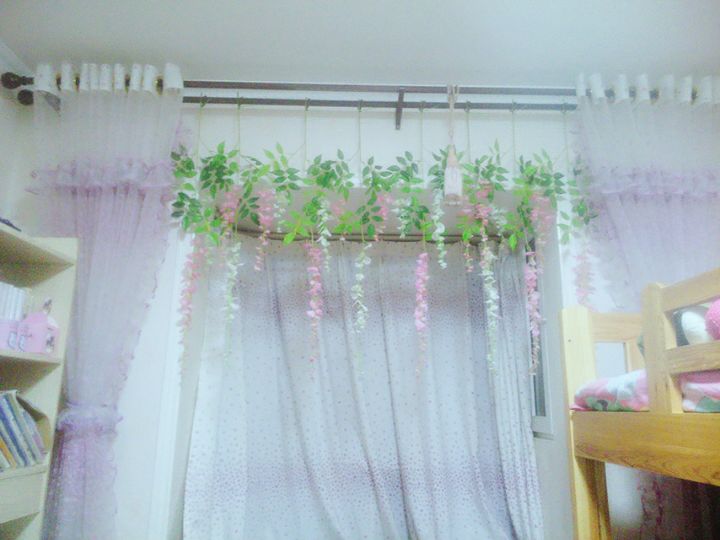 Mô phỏng Hoa Wisteria Hoa giả Hoa nhựa Hoa treo Hoa treo Hoa trang trí nội thất Trang trí ngoài trời Trang trí sân chơi - Hoa nhân tạo / Cây / Trái cây bình hoa giả để bàn