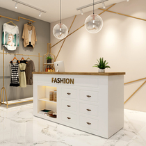 Light luxury style men and women clothing store cashier Nordic simple nail shop bar Beauty Salon reception counter