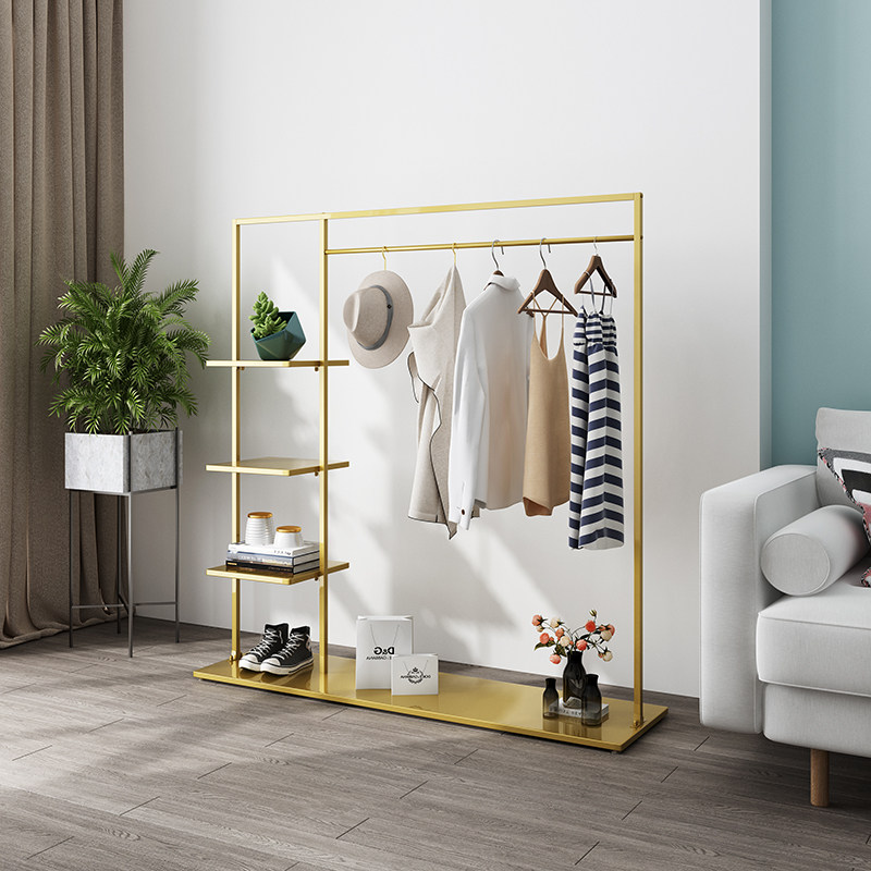 Creative Clothes Hat Rack Floor Bedroom Minimalist Multifunction Hanghanger Nordic Ins Creative Living Room Home Shelf