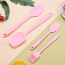 Silicone scraper Baking shovel High temperature scraper Soft rubber Cream tool mixing stick One-piece cake rubber