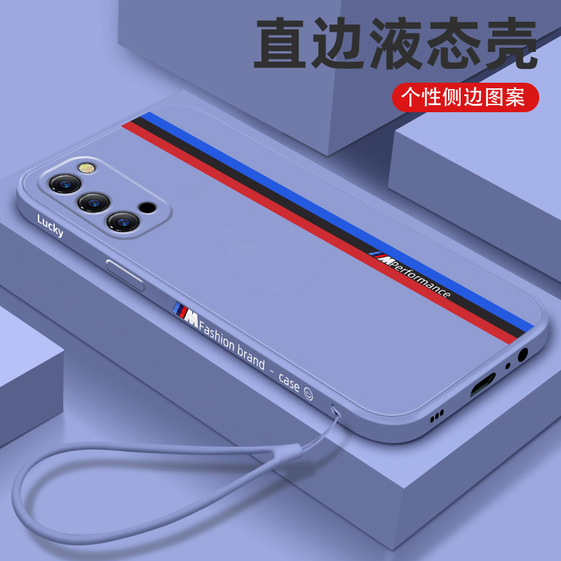 opporeno4 mobile phone protection shell new reno4pro protective sleeve liquid silicone 0pp0 full package lens anti-fall reno4se male and female personality creative por soft shell