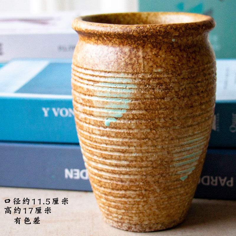 Fleshy flower pot through pockets ceramic POTS tall, meaty plant flower POTS, ceramic old running the mage flowerpot wholesale