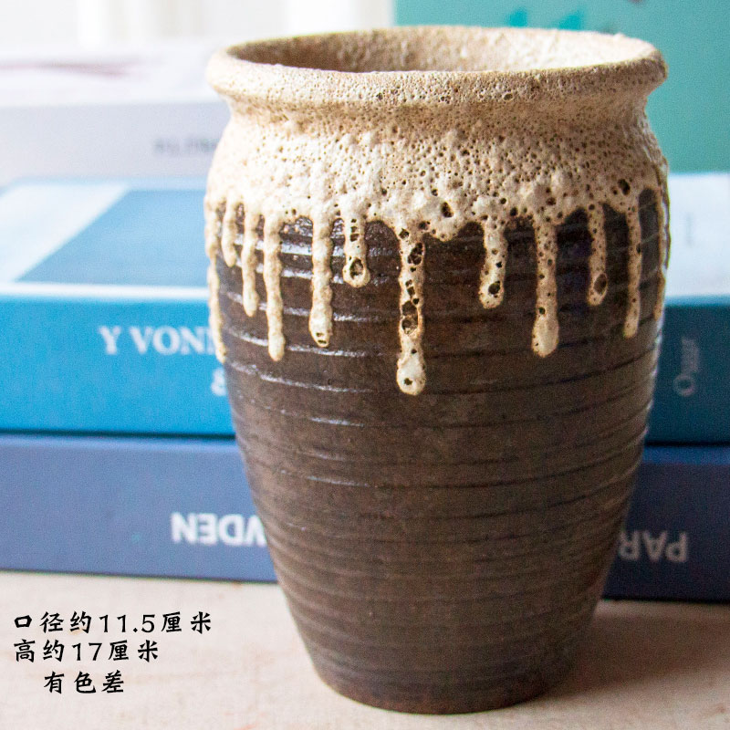 Fleshy flower pot through pockets ceramic POTS tall, meaty plant flower POTS, ceramic old running the mage flowerpot wholesale