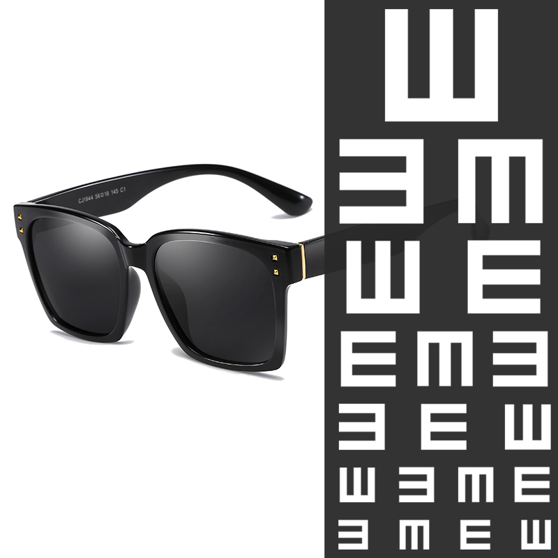 Can be equipped with myopia sunglasses glasses sunglasses men and women have a degree men's custom sunglasses frame astigmatism anti-UV