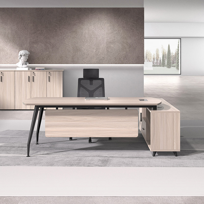 Boss desk modern minimalist manager desk financial office Guangzhou desk office furniture supervisor desk and chair combination