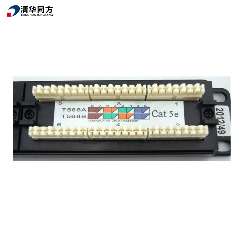 清华同方超五类配线架CAT5e24口:网络连接神器,让你告别杂乱线缆!-综合布线-淘宝好物网