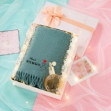 Креативный зимний изысканный шарф для друга, подарок на день рождения