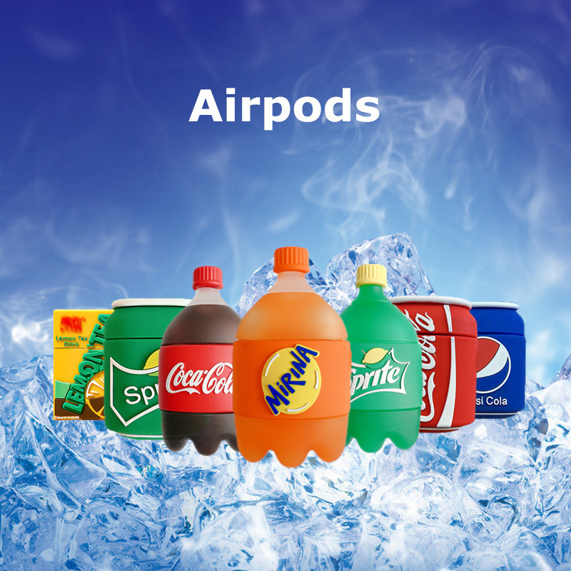 Drinks apply airpods protective sleeves airpodspro soft shell ipodpro apple Bluetooth headphones Pods II 2 3 3 generation airpodpro silicone gel