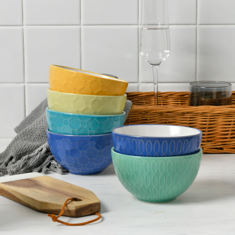 Bo view creative rice bowls to eat rice bowl, small household net expressions using red bowl of shallow bowl of Japanese salad bowl bowl, lovely tableware