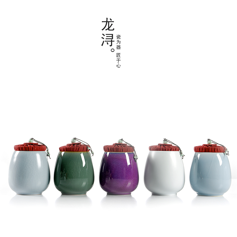 Dragon invertors caddy fixings in elder brother up your up ceramic seal tea puer tea pot store content box