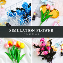 ins photo props simulation foam rose decoration flower photo props jewelry gourmet nail art photography props photo decoration pendulum Nordic life photography props bouquet