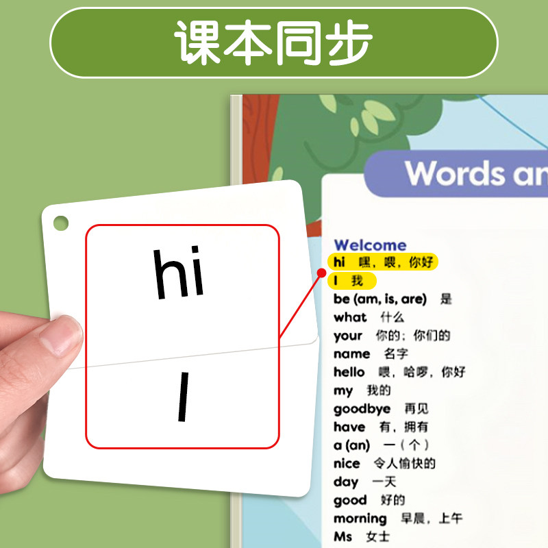 2025新版外研社版单词卡片，小学英语学习利器？📚-玩具挂图/认知卡-淘宝好物网