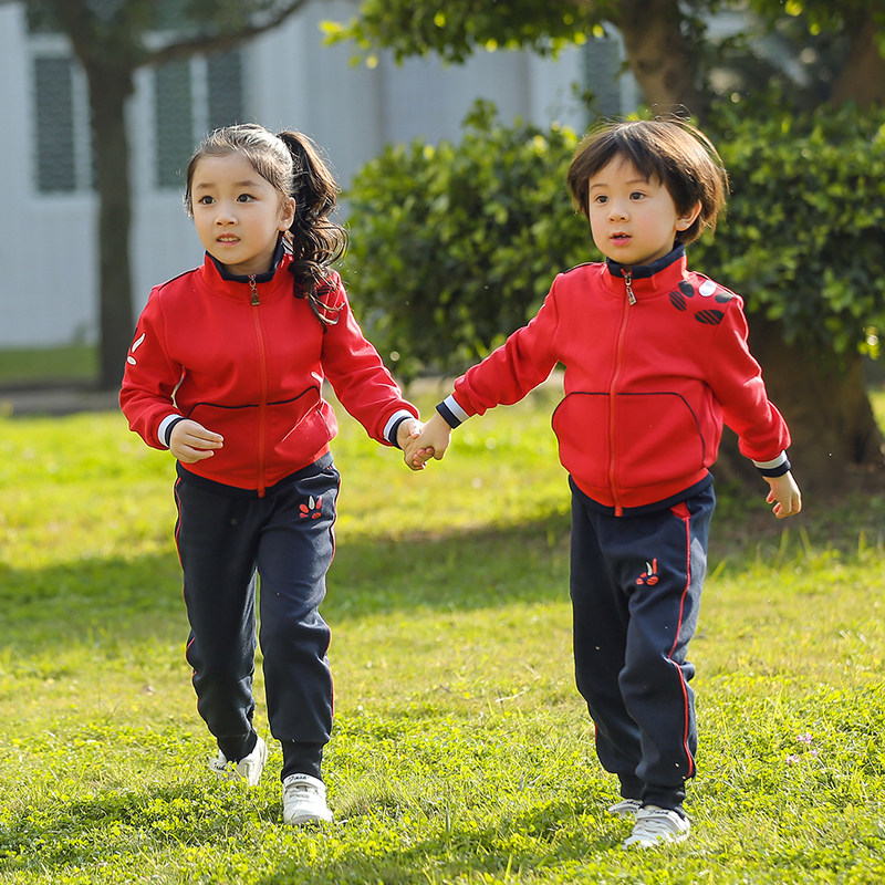 Kindergarten Garden Clothing Spring Autumn Suit 2022 Teacher Elementary School Children's School Uniform Summer Clothing Children's Festival Baseball Uniform Class Clothing Customised