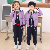 Primary school uniform spring and autumn suit College style new childrens teacher kindergarten garden suit Sportswear class suit customization