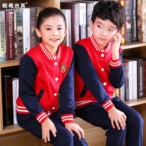 Primary school uniform Spring and autumn suit Kindergarten garden suit Sports suit Autumn and summer suit Baseball suit Teacher class suit customization
