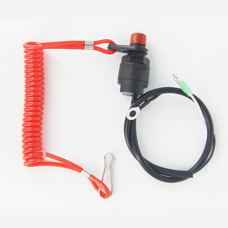 Mountain Leafboat External engine flameout switch and safety red rope boat Outer machine Flameout Switch Marine Safety Rope