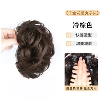 Благородный и богатый цветочный бутон голова [холодный коричневый]