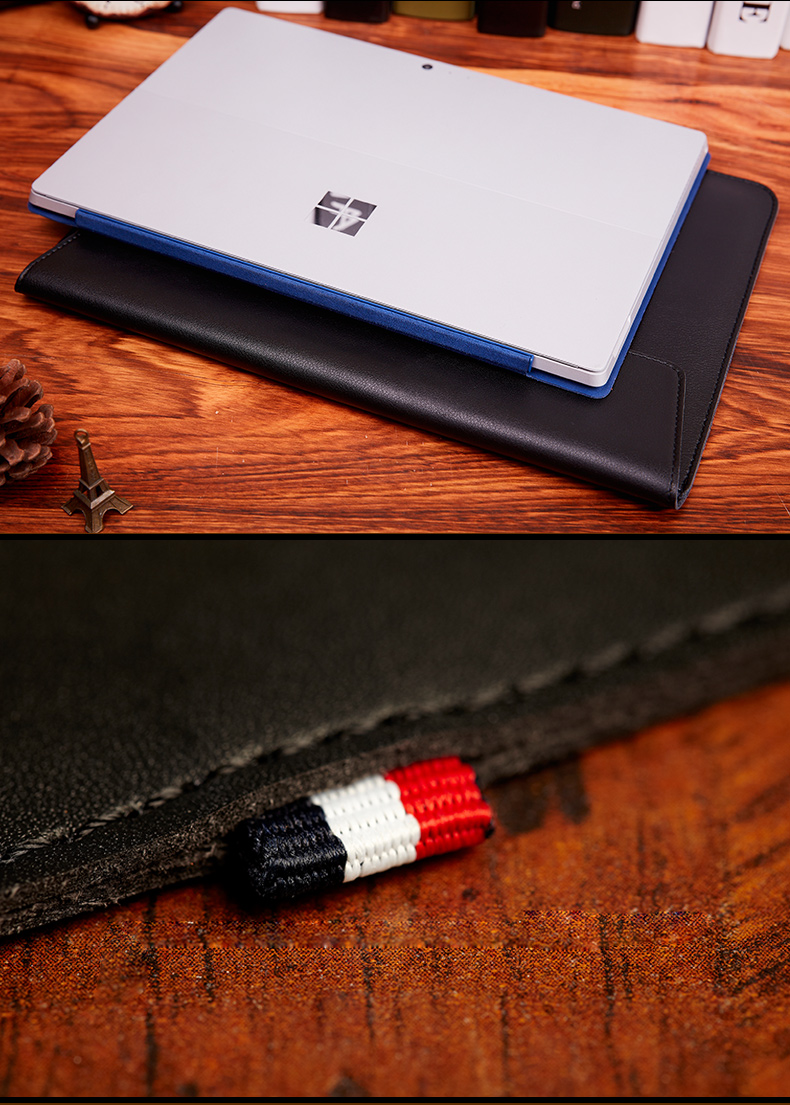 Microsoft bề mặt pro3 tablet gói pro4 lót gói bìa da trường hợp 12 inch thẳng phụ kiện túi