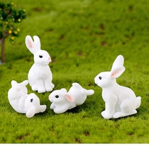 12 Zodiac Rabbit family of four animal doll accessories birthday baking cake dress plug-in gift toy