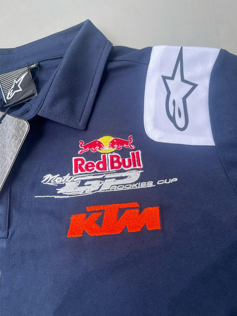 Suitable for Ktm Motorcycles, Motogp Short-Sleeved A-Star Red Bull Polo Shirt Cycling Jersey Factory Team Summer T-Shirt for Men