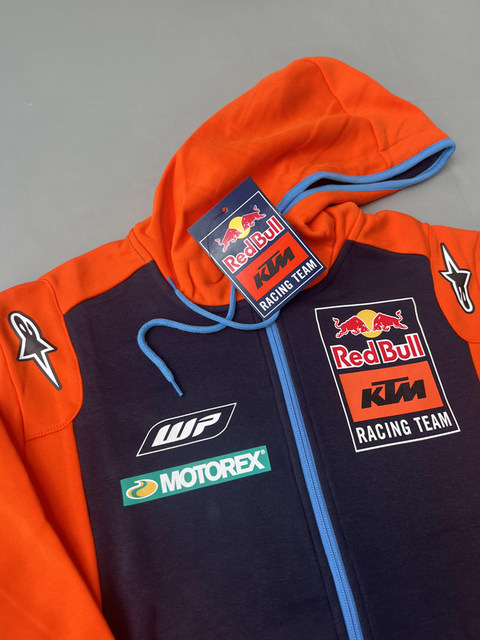 Suitable for Ktm Red Bull a Star Collaboration Cycling Jersey Motorcycle Factory Team Uniform Off-Road Hooded Jacket Motogp Unisex