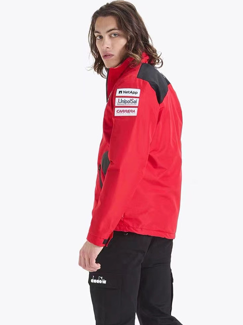 Ducati Factory Team Motorcycle Riding Jacket Softshell Co-Branded Jacket Motogp Waterproof Fleece-Lined Unisex Jacket