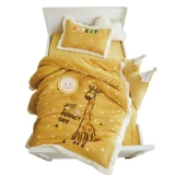 兰苼 Детский зимний пододеяльник для кроватки, утепленный комплект для детского сада, постельные принадлежности, 3 предмета