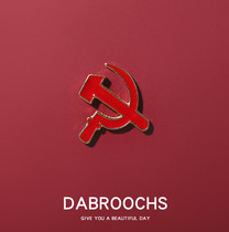 Retro hammer sickle five-pointed star brooch cccp former Soviet Communist badge ins tide personality male badge