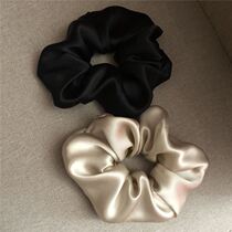 Silk Hairband silk satin Korean Net Red Pig Colon circle female simple ins Wind Sweet Silk brandy Head rope bm