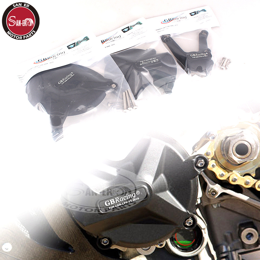 Suitable for the S1000RR S1000RR S1000R HP4 HP4 GBRacing engine protection cover anti-fall cover side cover