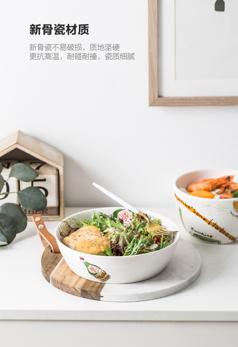 Brand preferential Japanese ceramic bowl rainbow such use creative dishes combined pull rainbow such as bowl home eat rainbow such as bowl mercifully rainbow such use