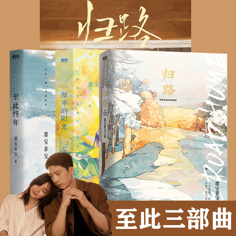自选/正版归路墨宝非宝代表作小说全套3册至此系列三部曲至此终年