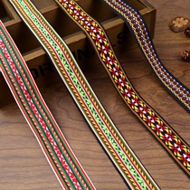 Ethnic Wind Lace Accessories Lace Clothing Accessories Fabric Diy Handmade Dress Geometric Embroidered Lace Webbing