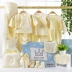 Bộ quần áo sơ sinh cotton bộ quà tặng 0-3 tháng 6 em bé sơ sinh em bé sơ sinh trăng tròn em bé mùa thu