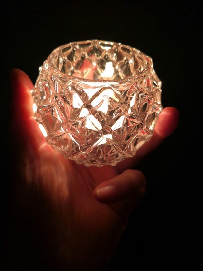 蜡烛台欧式水晶创意浪漫玻璃杯烛光晚餐婚庆生日酒吧摆件家居装饰