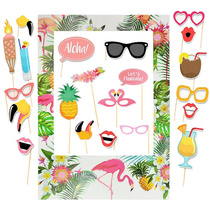 Summer beach parties decorate Hawaii Fire Raging Bird Photo Frame Wedding Birthday Placement with a Strange Photo Prop