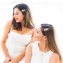 Creative Wedding Party TEAM BTIDE BRIDAL BRIDESMAID TEAM WATER DRILL EDGE CLIP HAIRCUT DECORATIVE GIFT