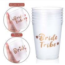 Bride Tripe Bridal Bridal Wedding Party Bridesmaids Cup Drinks Cup Single Party Party Decorative Items