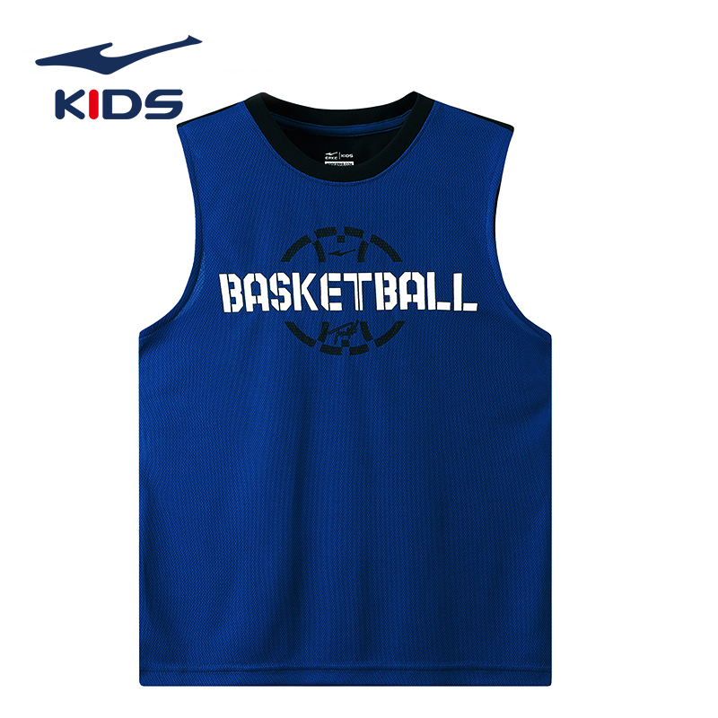 Hongxing Erke childrens vest 2020 chàng trai mùa hè t-shirt trong top các trẻ em lớn bóng rổ áo trẻ em không tay.