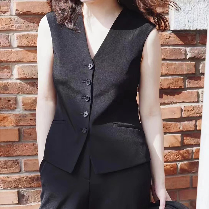 Pure Original Real Shot of Xiaohe's 2025 Summer New Heavy Silk 40.5 Momme Stretch Crepe Sleeveless Vest Jacket