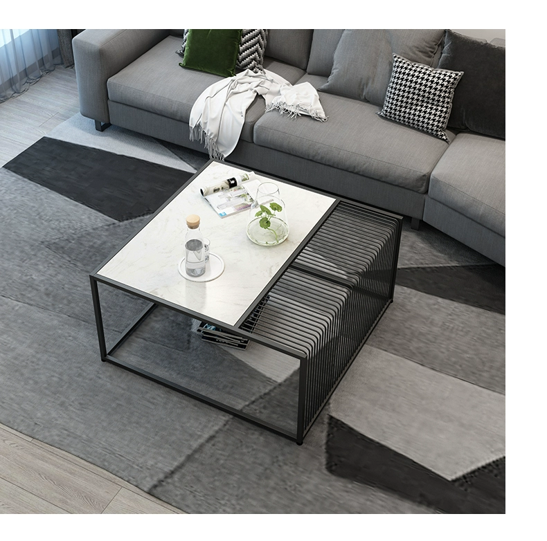 Căn hộ đơn Bắc Âu căn hộ nhỏ một vài nội thất phòng khách bàn trà sáng tạo không gian đơn giản và thiết thực - Bàn trà