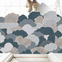 Home mat can be cut net red PVC wire ring doormat Door mat Household dust mat Door carpet