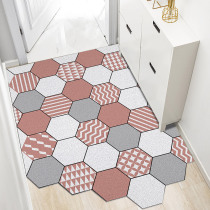 Home mat can be cut net red silk ring doormat Into the door dust removal mat Home outdoor mat Door carpet