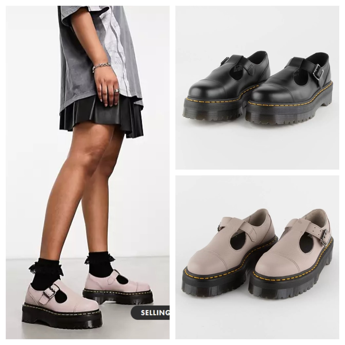 Dr. Martens BETHAN 本革厚底 uk5a(24~24.5) Doc Martens Bethan