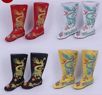 Chaussures de cinéma et de télévision bottes de Dragon opéra de pékin Henan Yue fournitures de spectacle sur scène chaussures à changement de visage