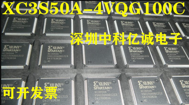 Original fit XC3S50A-4VQG100C package TQFP-100 FPGA-Field programmable gate array