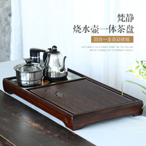 Bamboo Chinese Kung Fu Tea Suit Home Brief Full Automatic Ceramic Tea Set tea table Four-in-one integrated