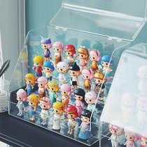 Blind Box Storage Box Bubble Matt Display Rack Handheld Showcase Desktop Rack Clear Doll Box Small