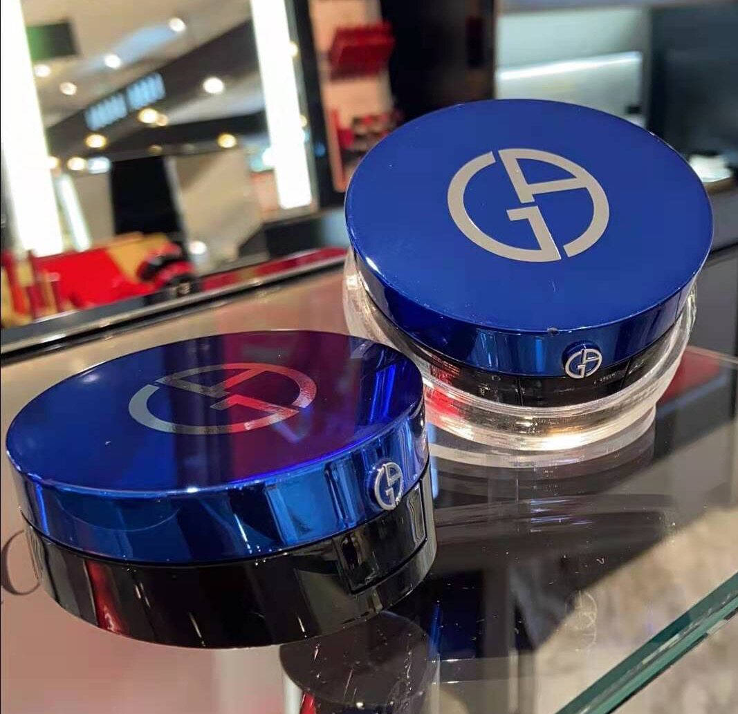 Amani Amani Dry Leather Milk Cream Blue Air Cushion 15g Control Oil Flawless Powder Bottom Liquid Lasting Moisturizing Refreshing Complexion