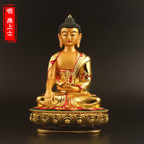 Ah Buddha is not moving to Buddha Tibet to plated gold Buddha statue of five-party Buddha resin crafts auspicious